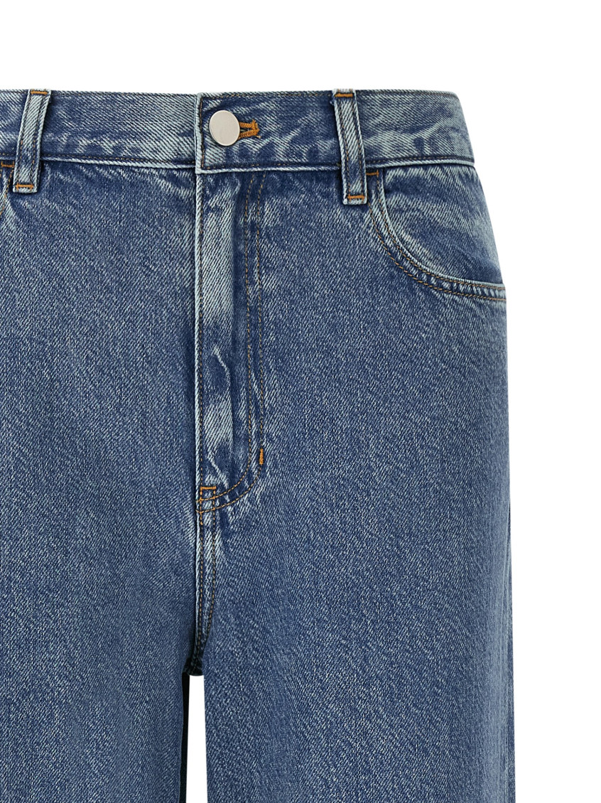 High-waisted Wide-leg Jeans