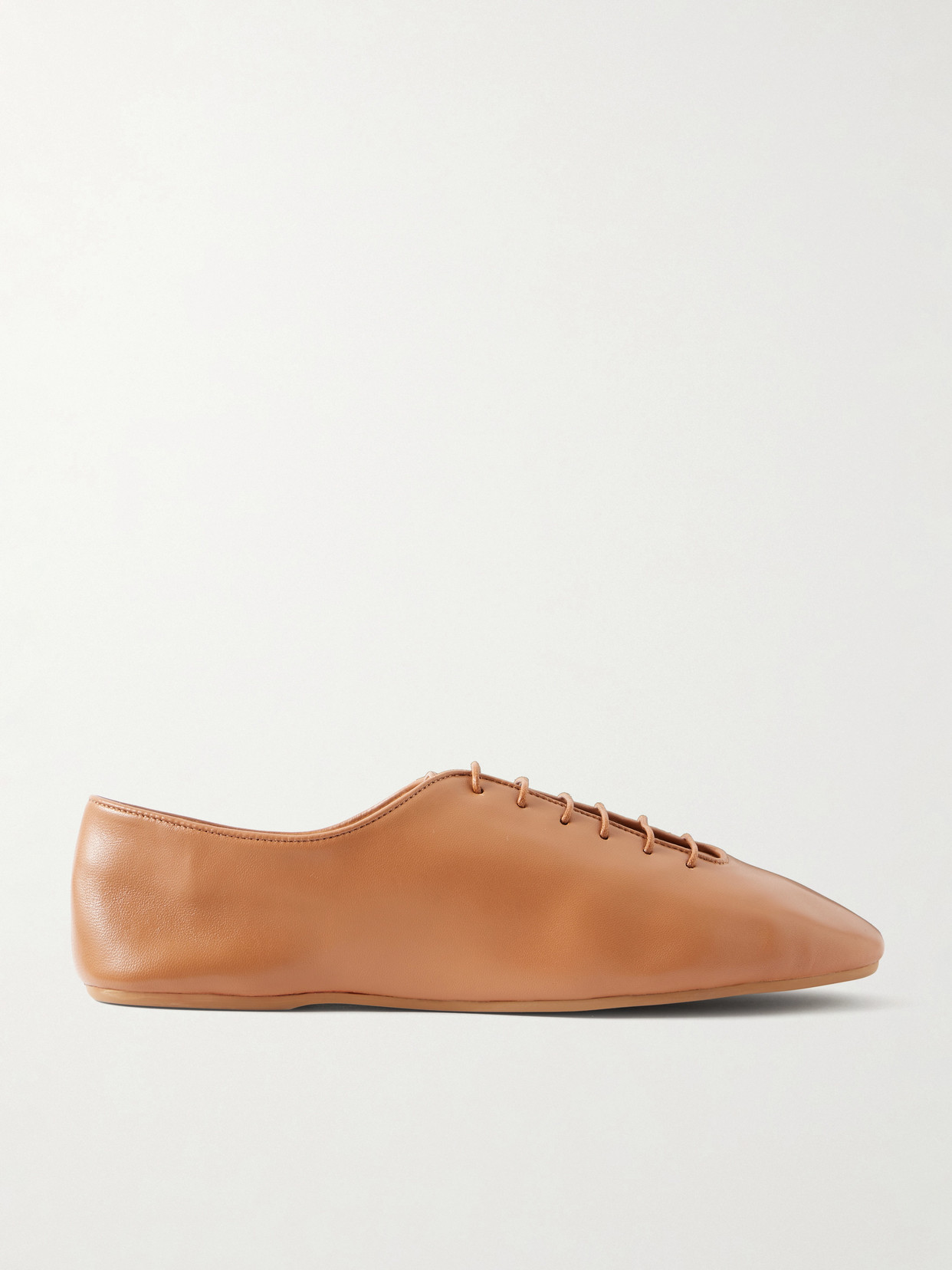 The Jazz Slipper Leather Brogues - Brown