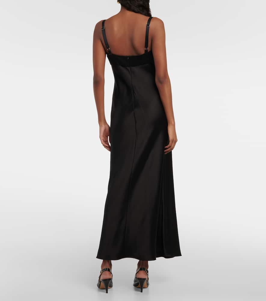 Joely satin slip dress