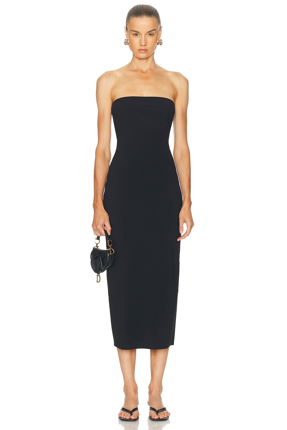 EAVES Bo Tube Maxi Dress in Black - Black. M also in