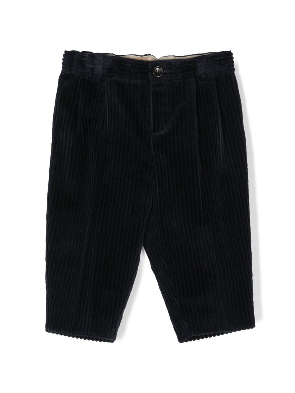 Double G velvet trousers - Blue