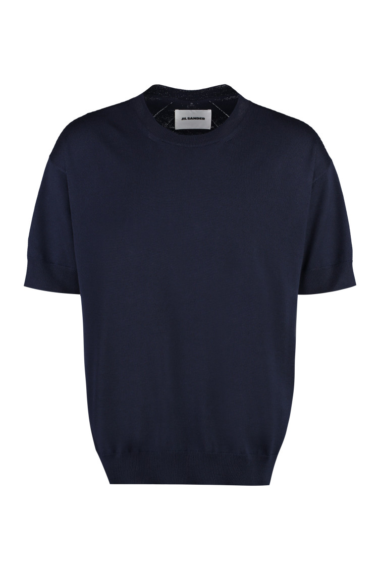 Wool Short Sleeve Sweater