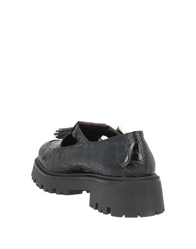 Woman Loafers Black Size 10 Leather