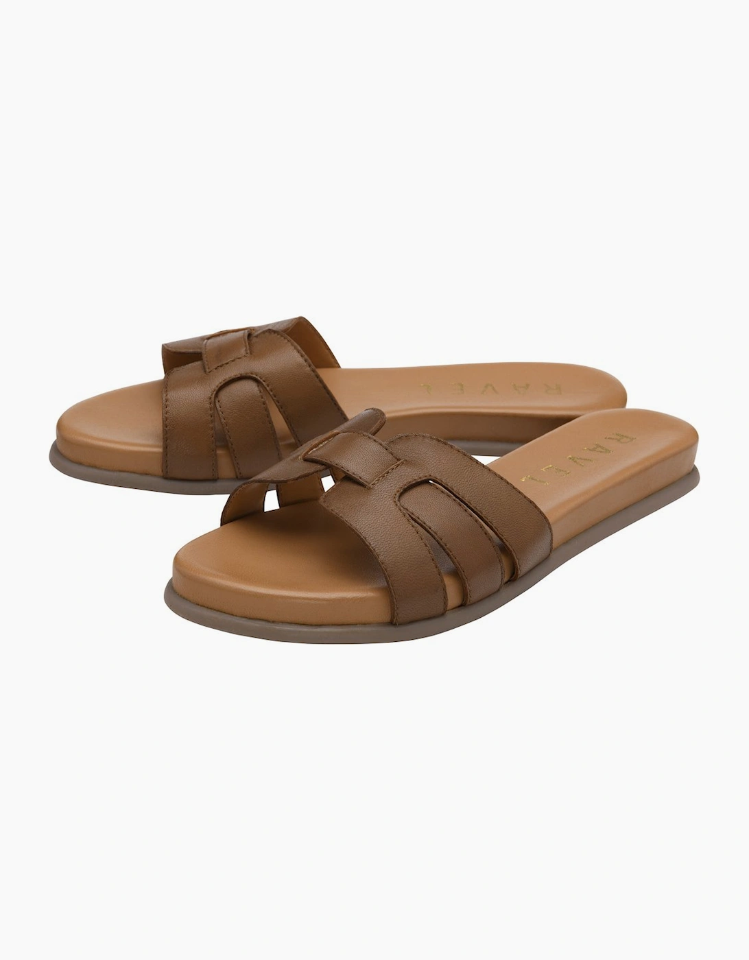 Ravel Women's Hazon Womens Slider Sandals - Brown