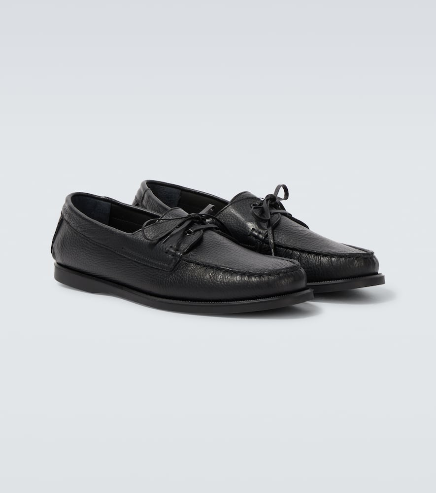 Saman Amel City Moc leather loafers