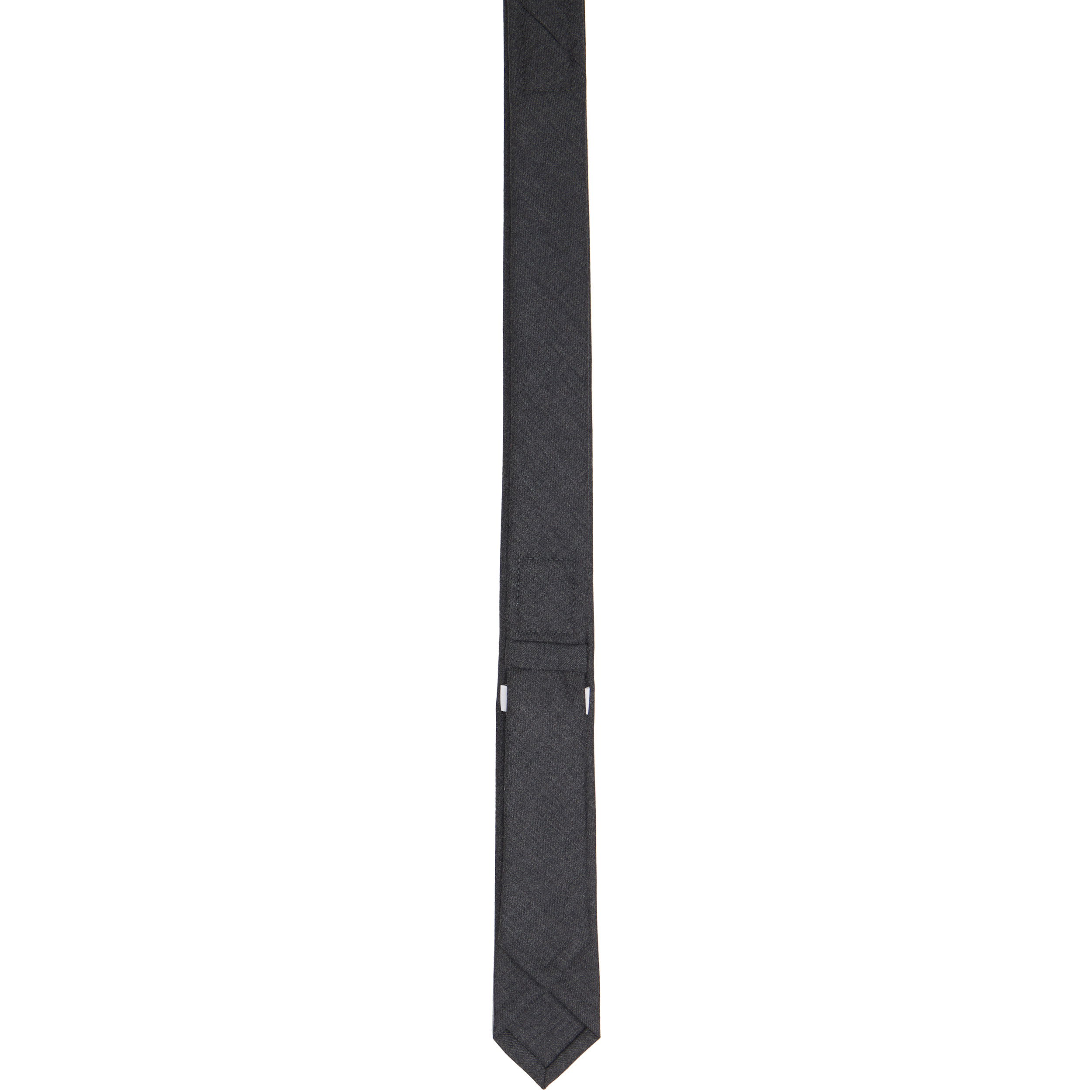 Gray Twill Classic Tie