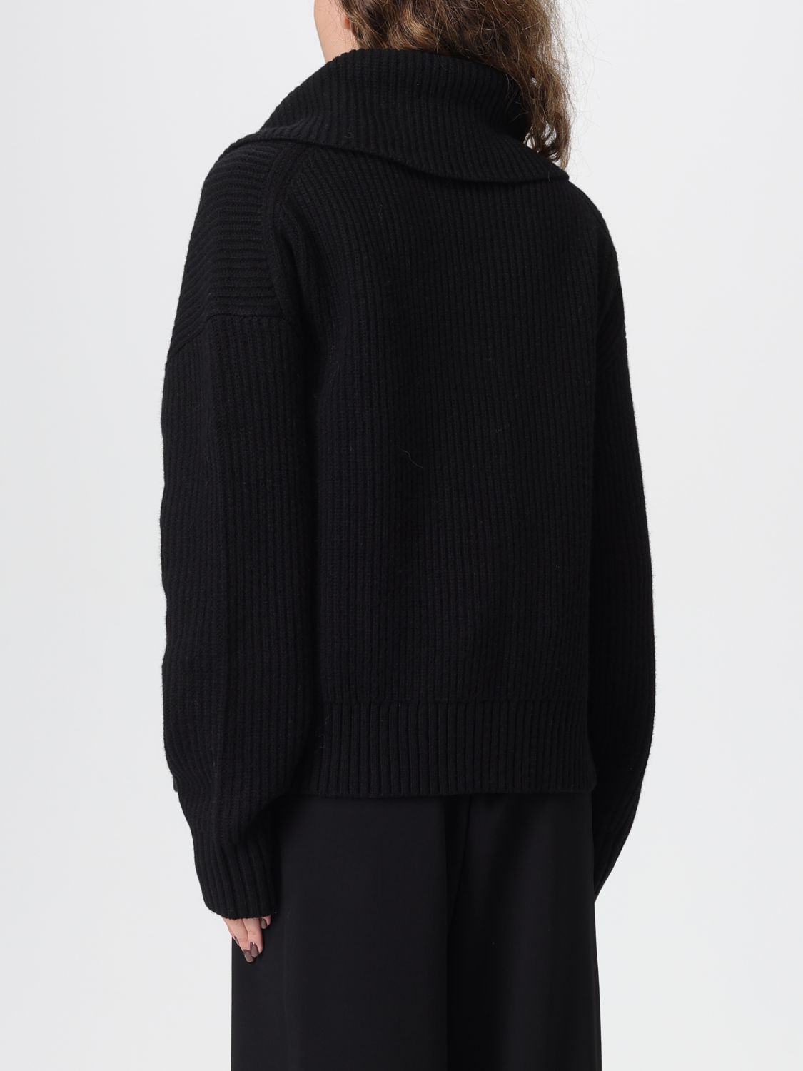 Sweatshirt Woman color Black