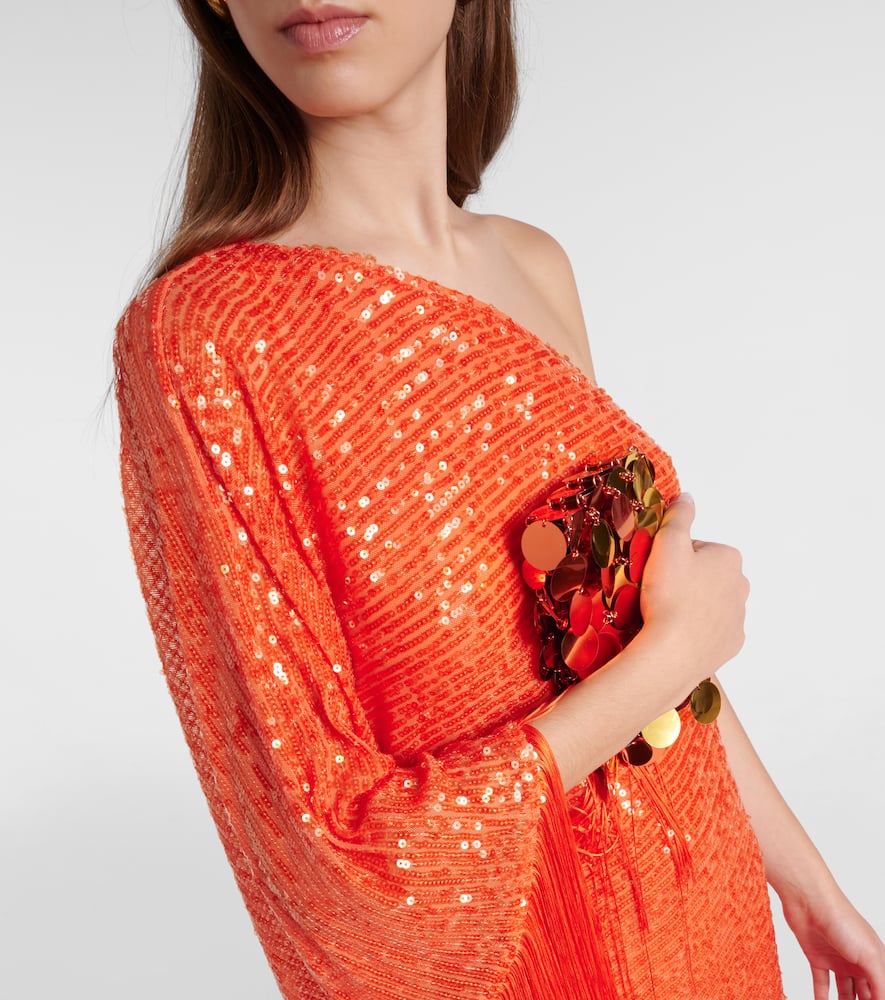 Spritz Disco sequined maxi dress