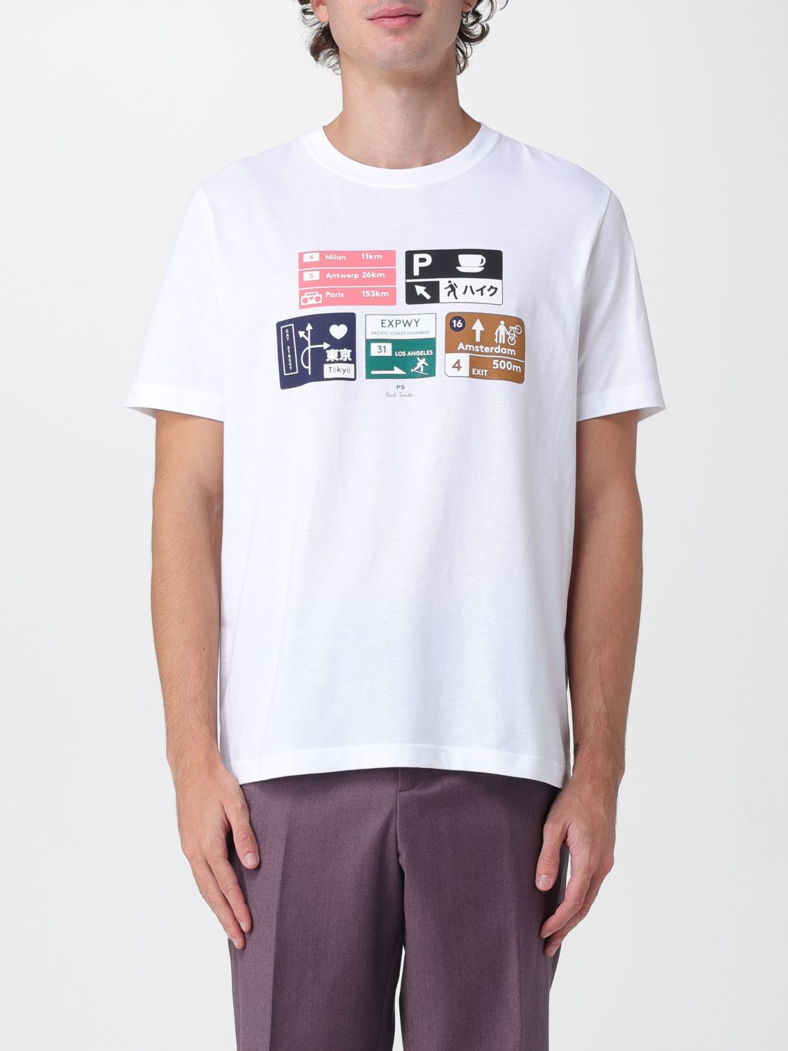 T-Shirt Men color White