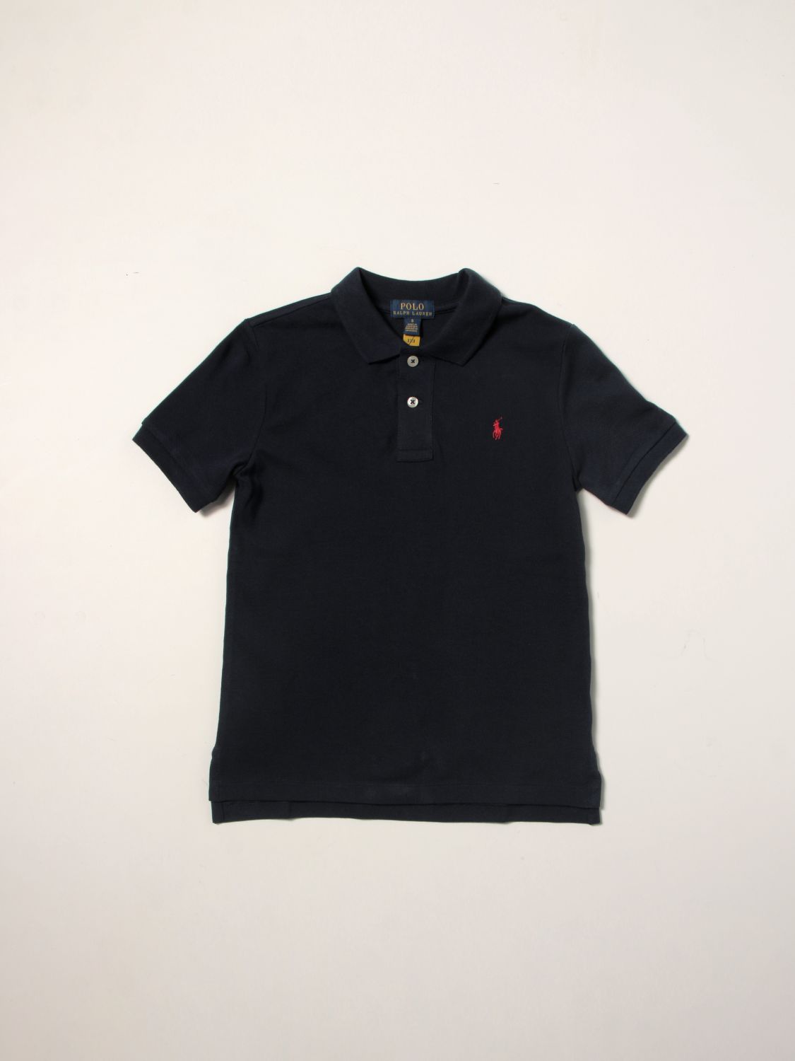 Polo shirt in cotton pique