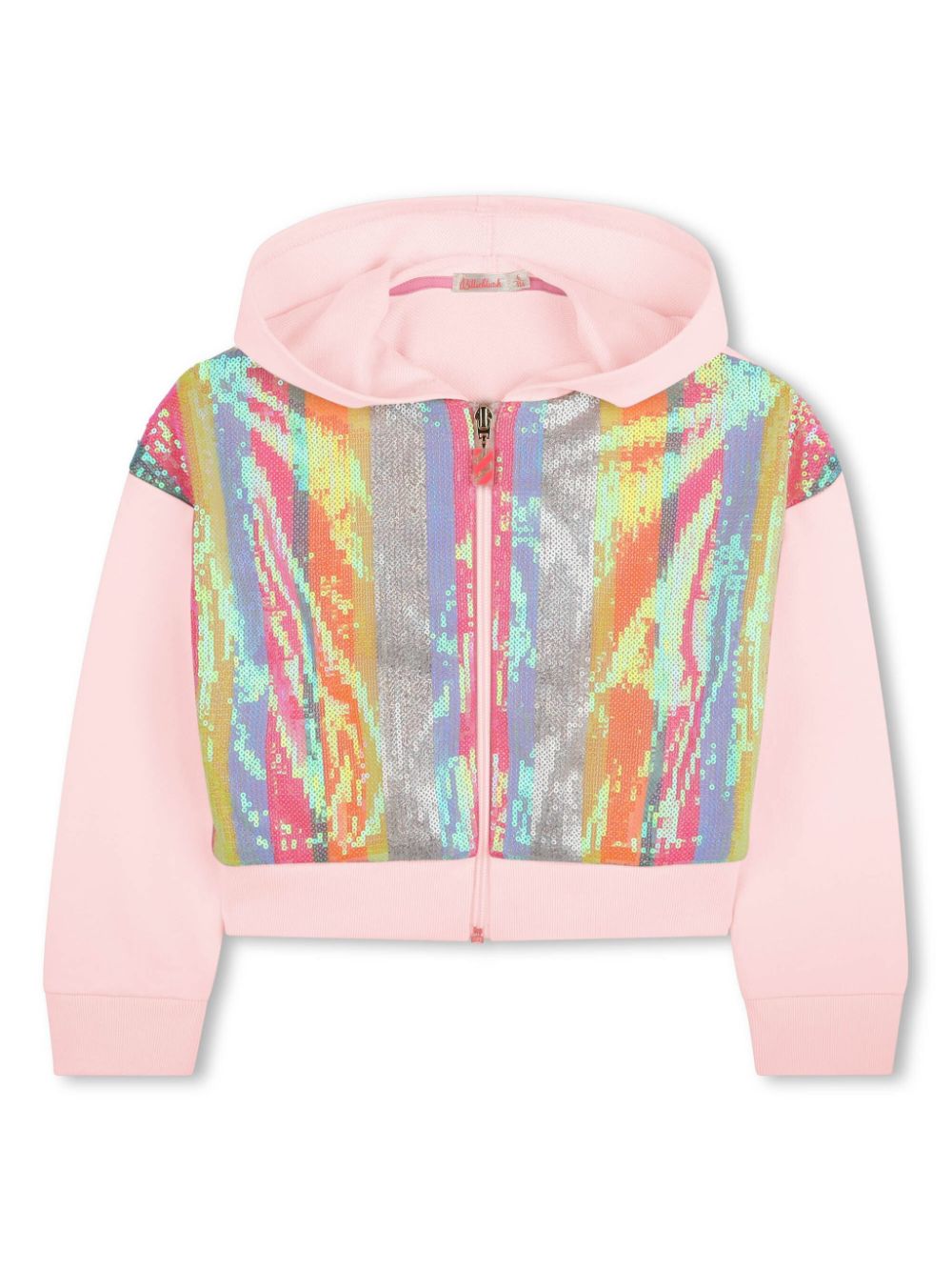 Sequin-embellished hoodie - Pink