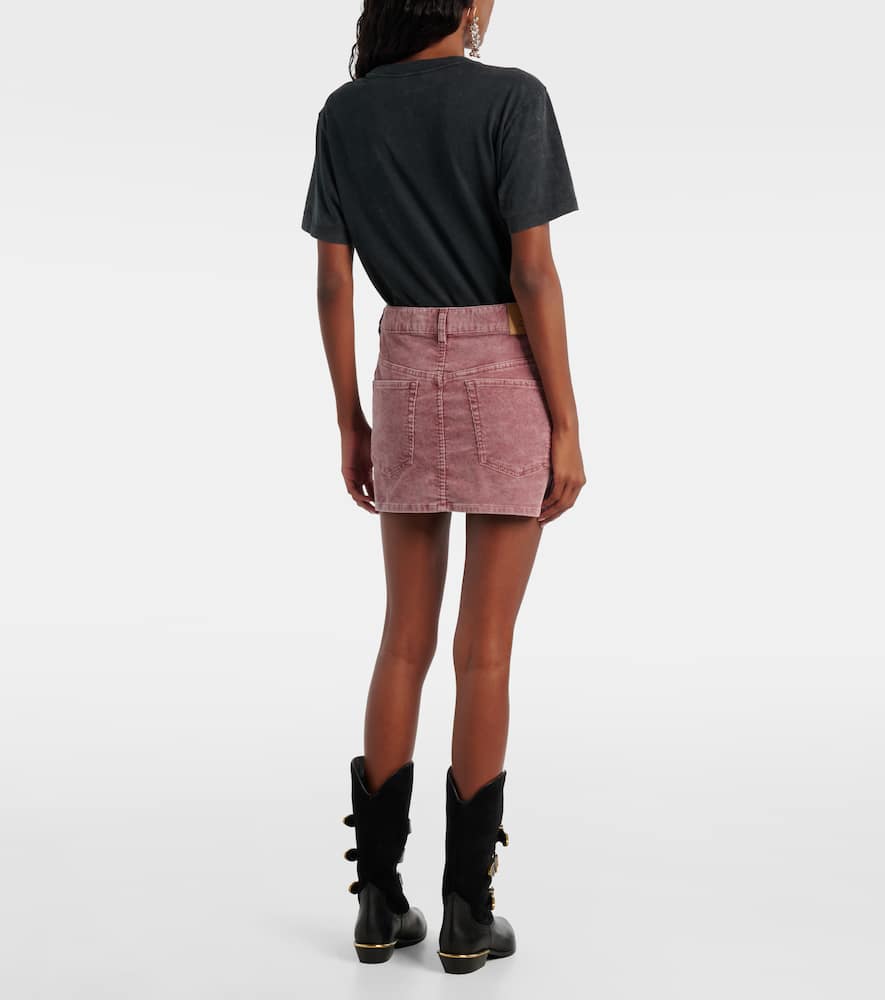 Olinda cotton corduroy miniskirt