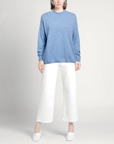 Woman Turtleneck Light blue Size S Cashmere