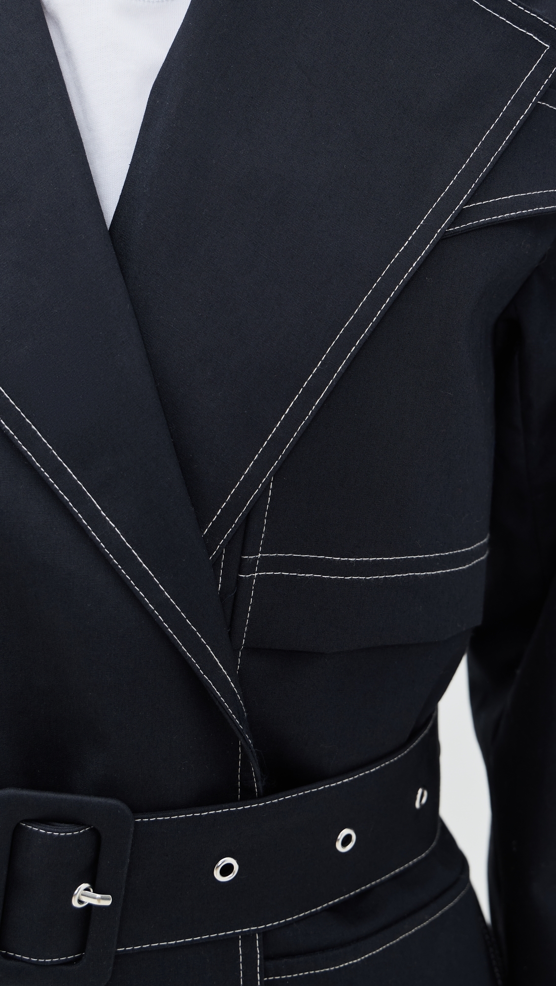 Elsa Trench Coat Navy