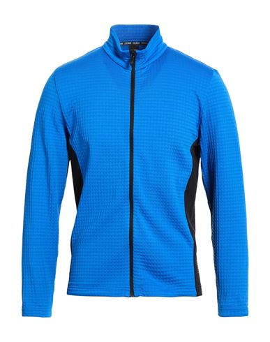 Man Sweatshirt Azure Size XL Polyester, Elastane, Polyamide