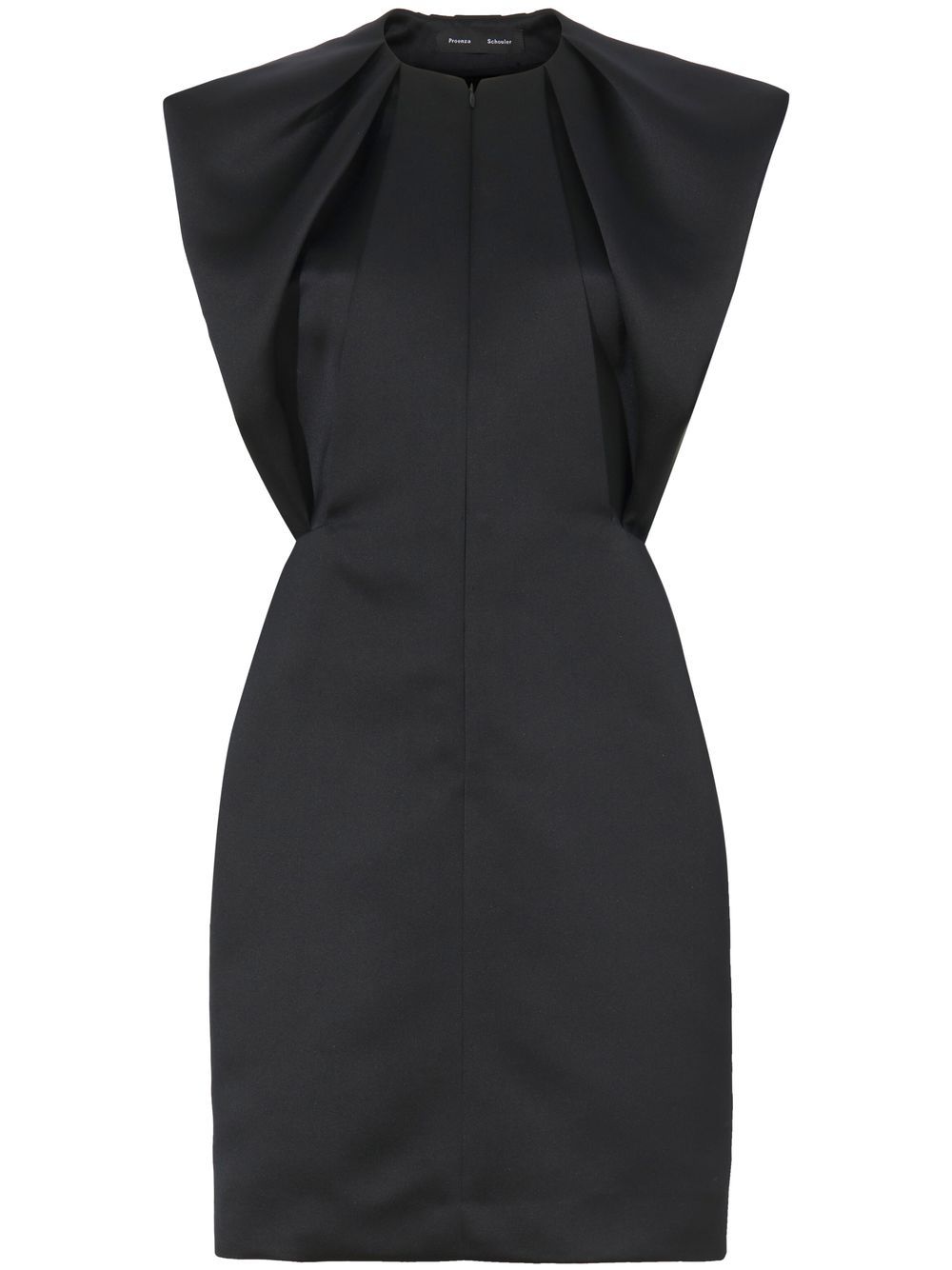 Satin shift dress - Black