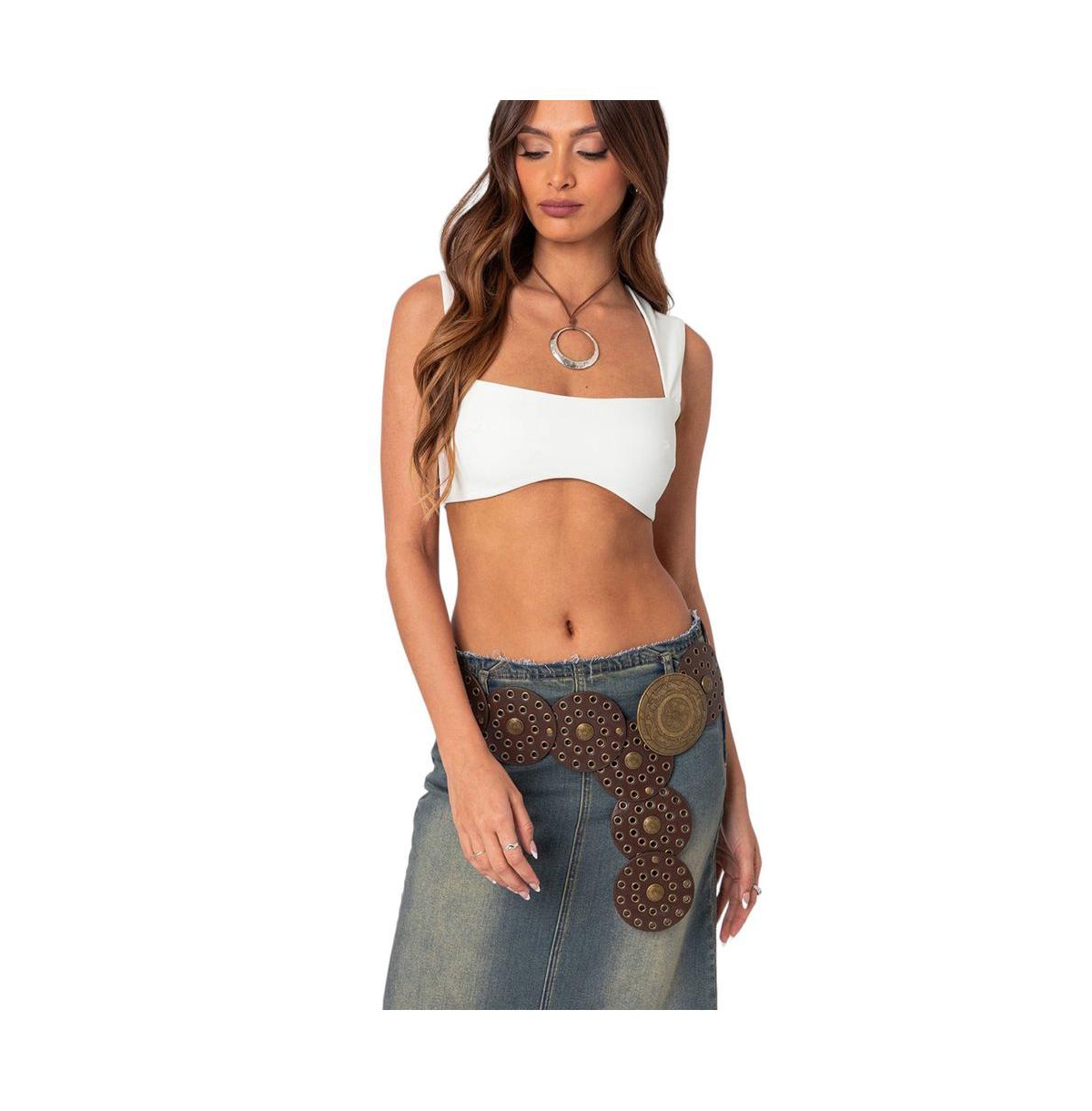 Women's Elena Bra Top - White
