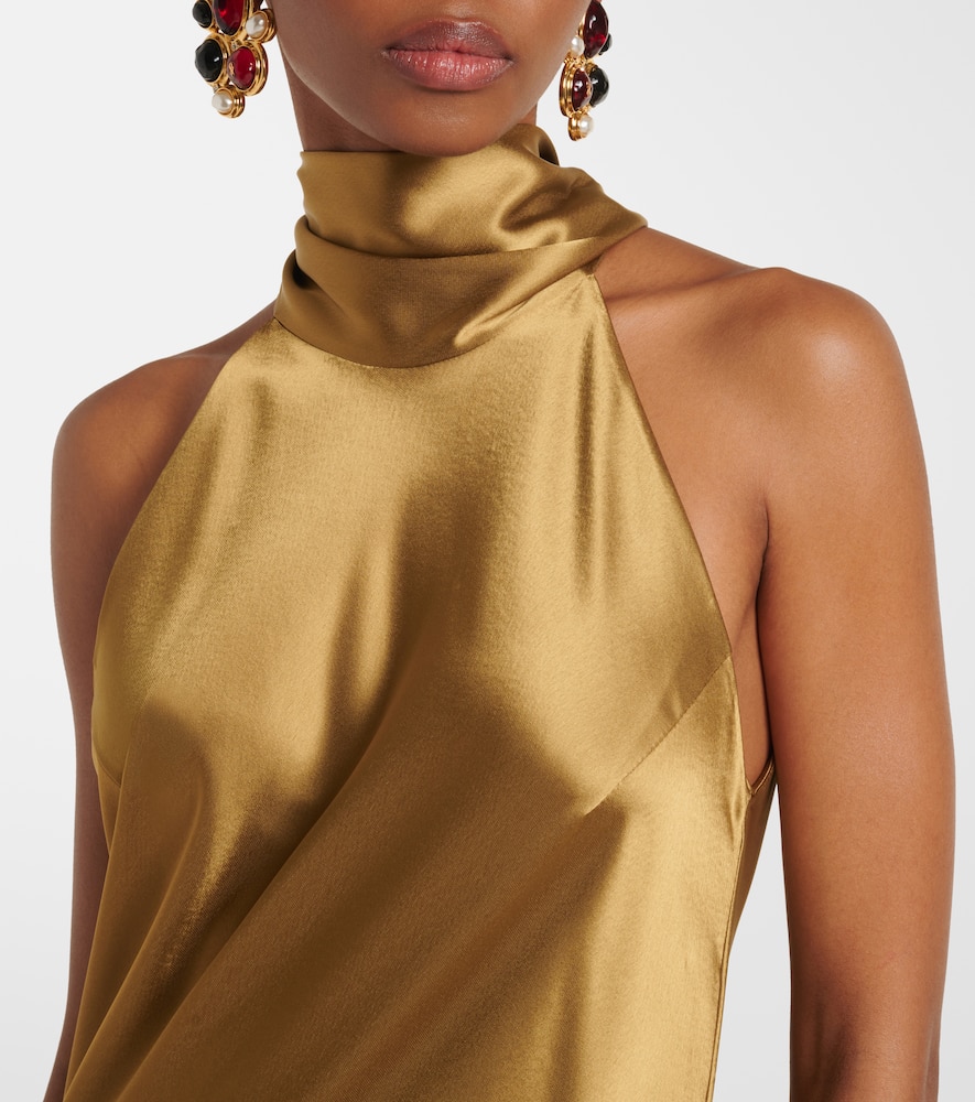 Sienna satin gown