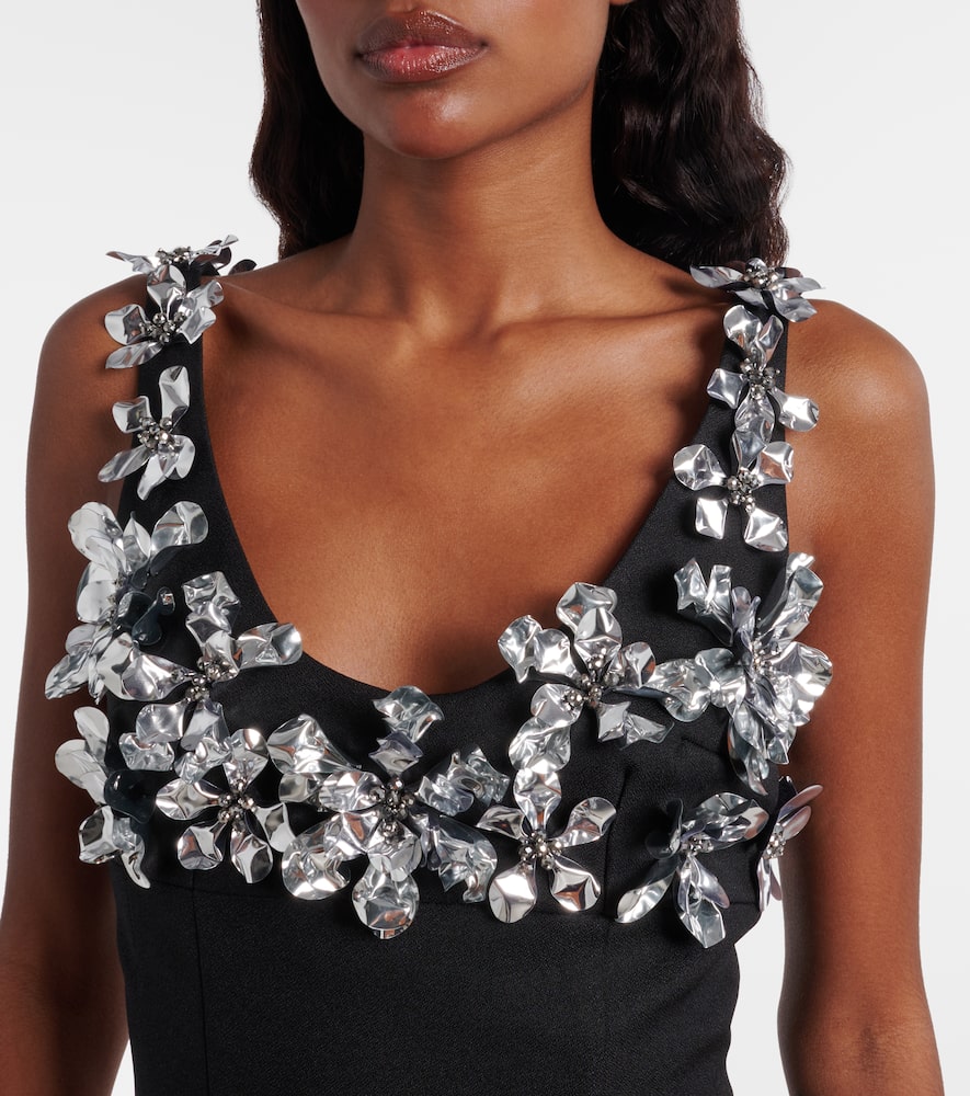 Einna embellished crêpe minidress