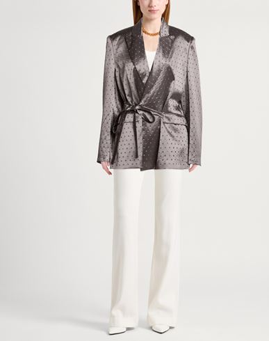 Woman Blazer Taupe Size 2 Viscose