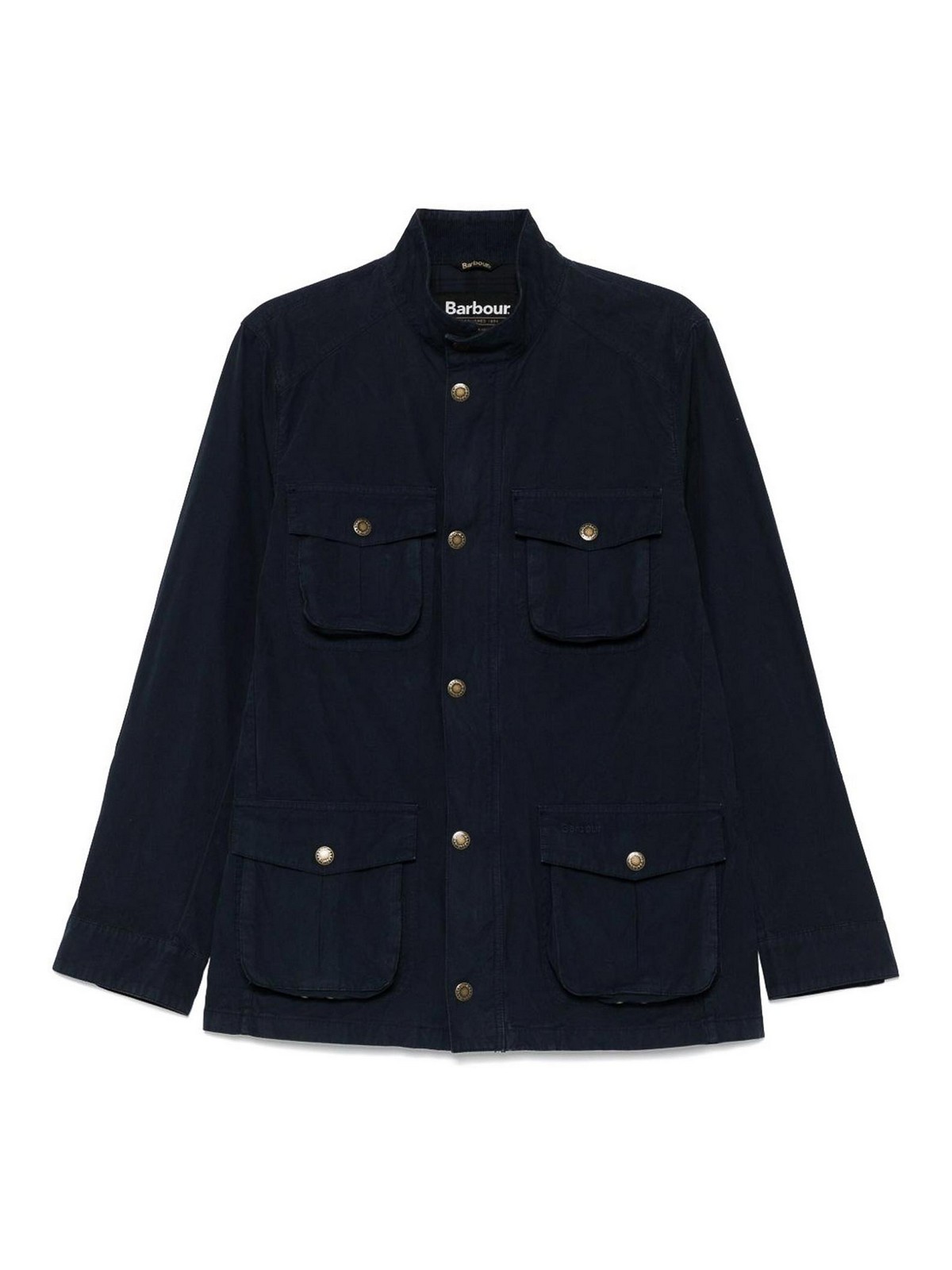 Blue Cotton Corbridge Jacket With Pockets