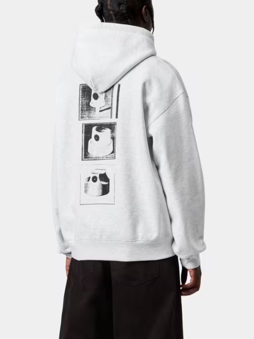 White Logo Hoodie