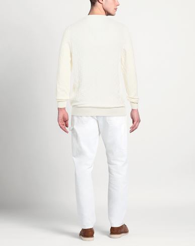 Man Sweater Off white Size 42 Cotton