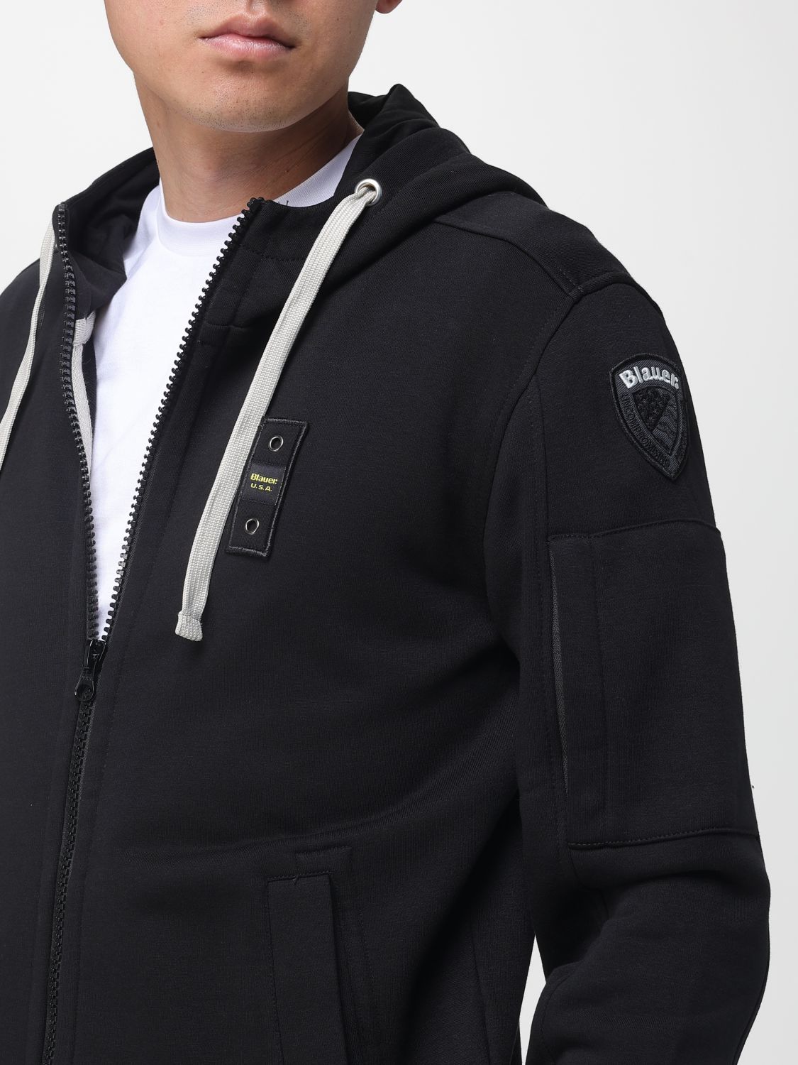 Sweatshirt Men color Black