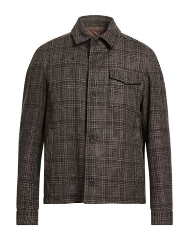 Man Shirt Taupe Size 40 Wool, Cashmere