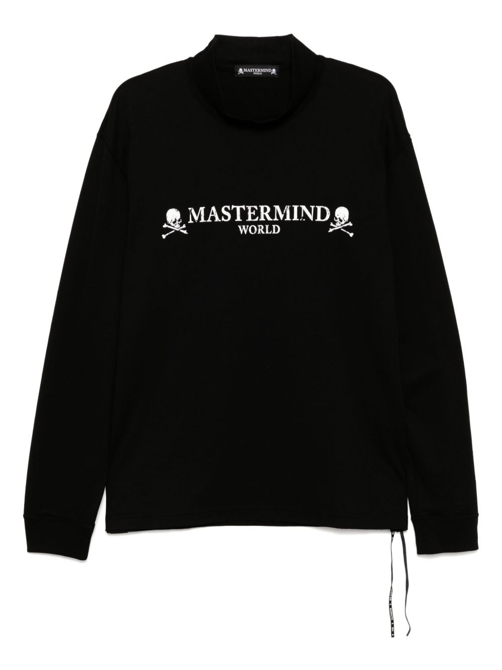 Mastermind World logo-print T-shirt - Black