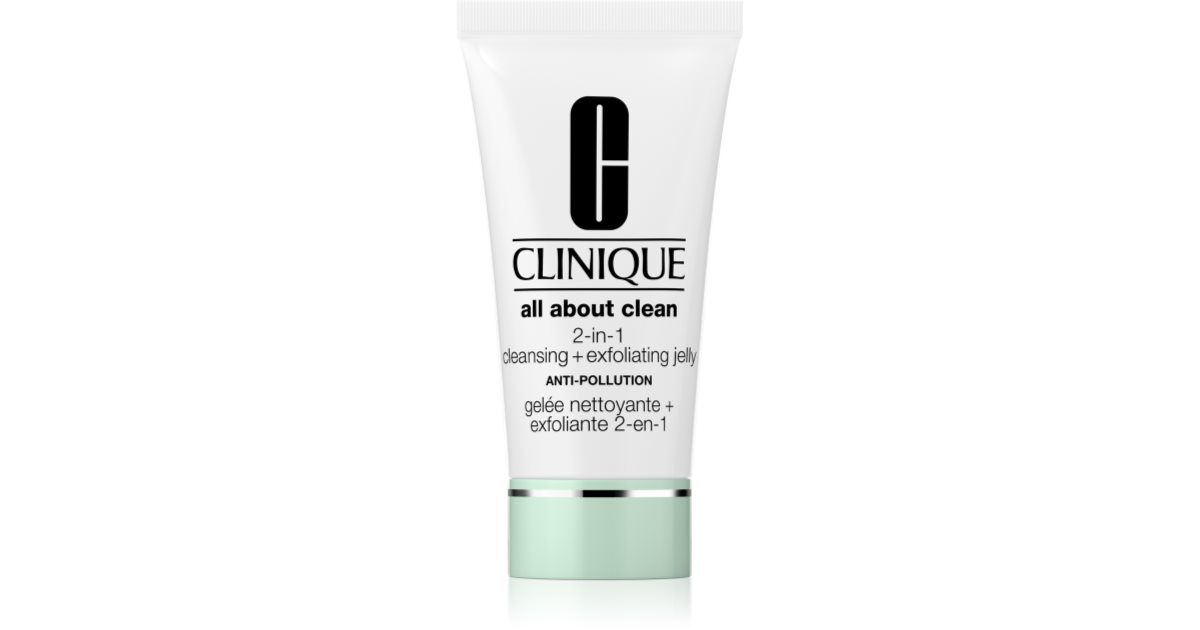 Clinique All About Clean 1 cleanser + gel exfoliant