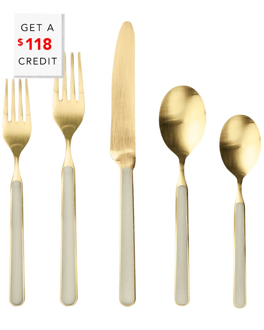 20Pc Fantasia Ice Flatware Set With $118 Credit