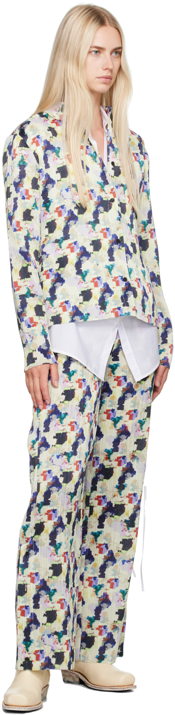 Henrik Vibskov Multicolor Remember Plisse Trousers