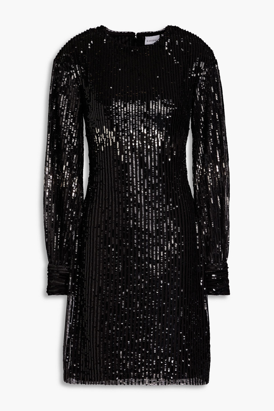 Sequined tulle dress - Black - UK 8