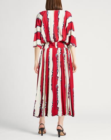 Woman Maxi dress Red Size 4 Viscose