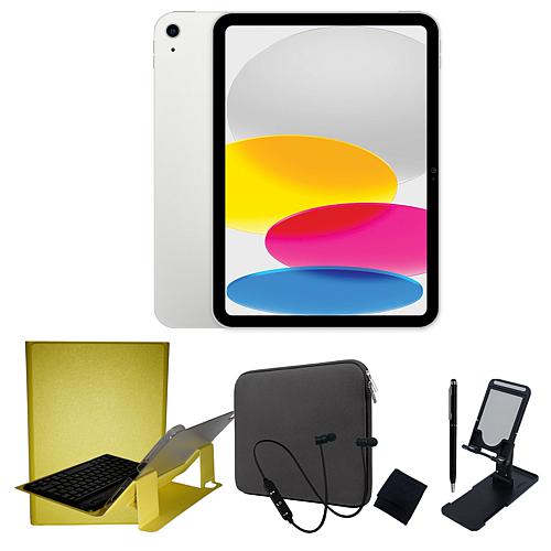 "iPad 10.9"" 10th Gen 256GB Wifi Bundle - Silver/Yellow"