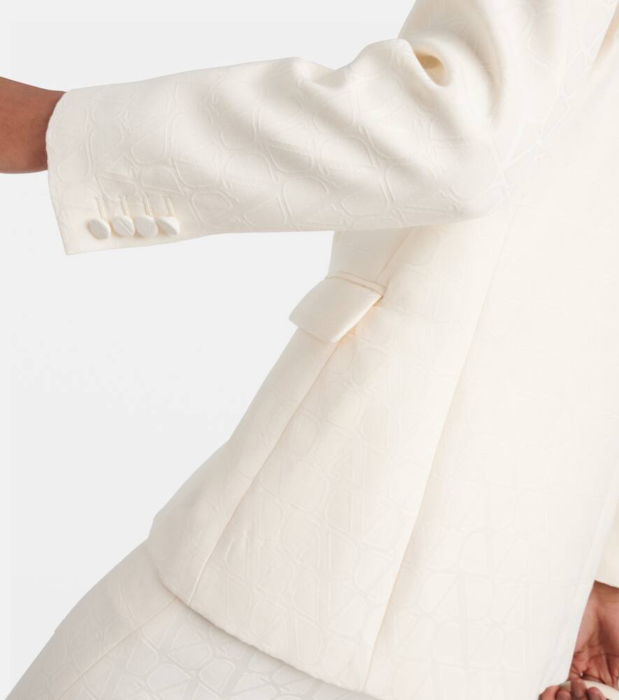 Valentino Toile Iconographe Crêpe Couture blazer