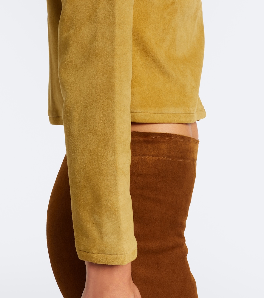 Astrid suede cardigan