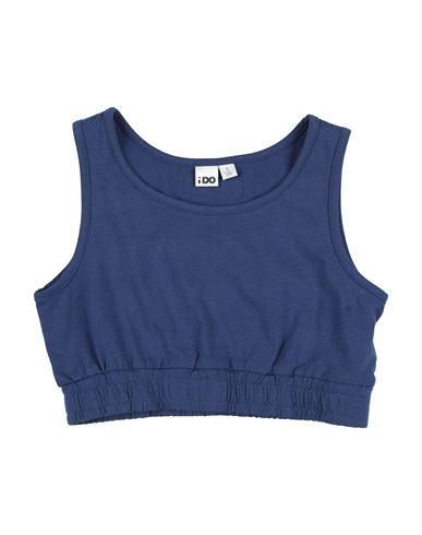 Kid Girl Top Navy Size 16 Cotton, Elastane