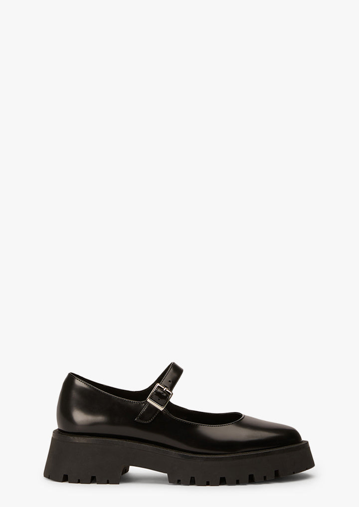 Betsy Black Hi Shine Casual Shoes