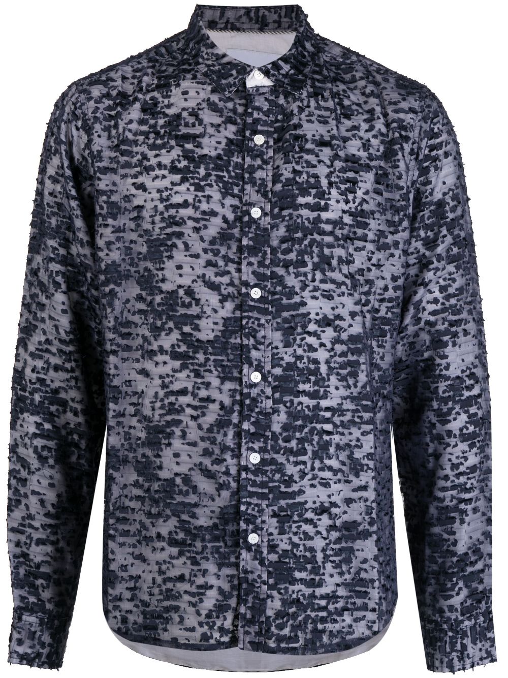 The Vital textured shirt - Blue