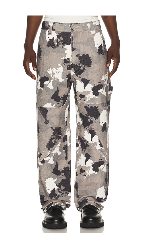 Barriers Worldwide Star Camo Pants in Snow. L also in