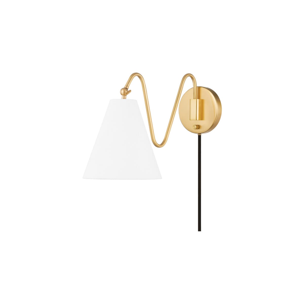 Mitzi Onda Wall Sconce in Aged Bra