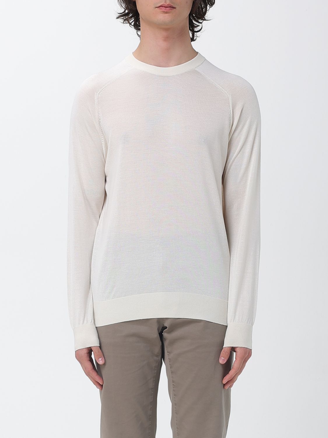 Polo Shirt Men color Ivory