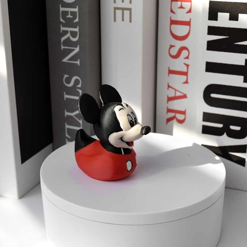 TEMU Series Duck Figurine Personality Style Different Feel Mouse Fan Must-have Small Figure Accessory Perfect Gift For Suitable For Birthday