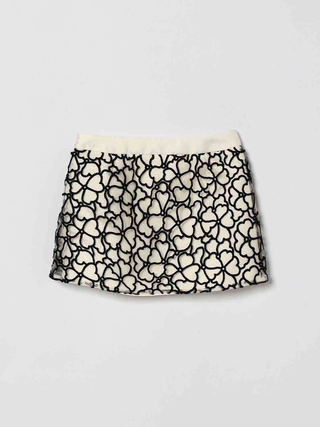 Skirt Kids color White