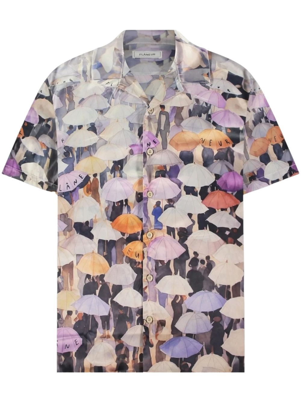 Umbrella-print shirt - Pink