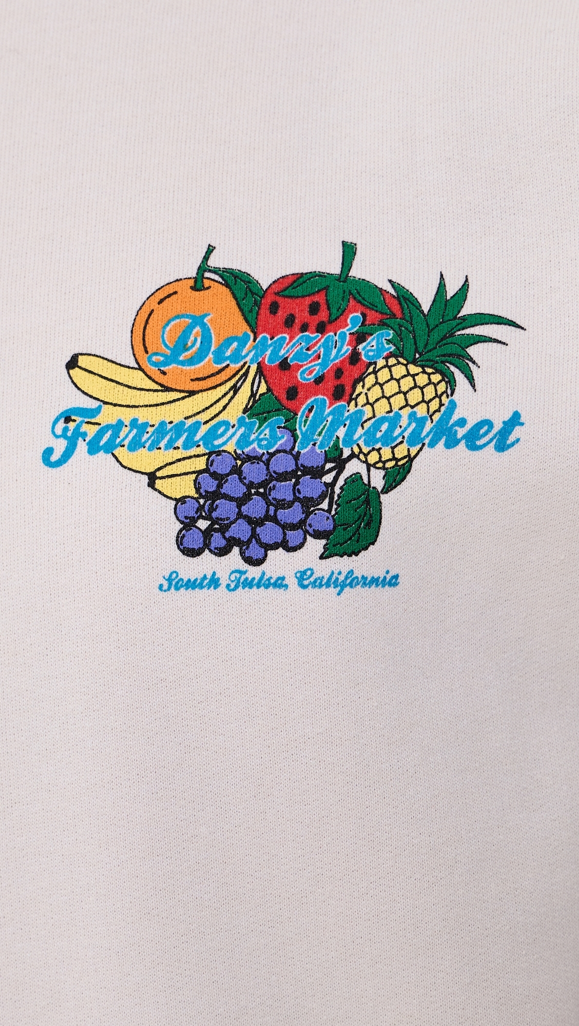 Farmers Market Crew Sweatshirt Cream