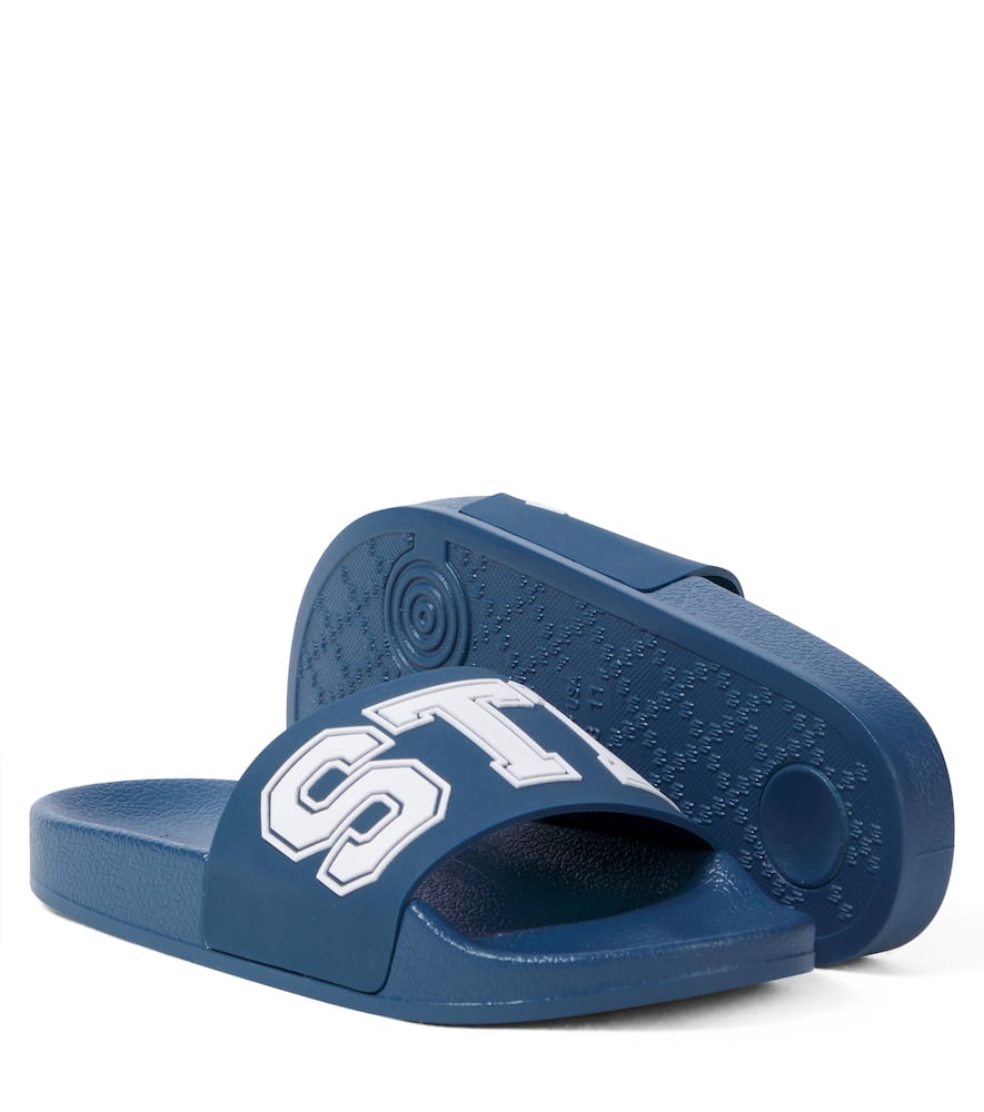 Stella McCartney Kids Faux leather slides