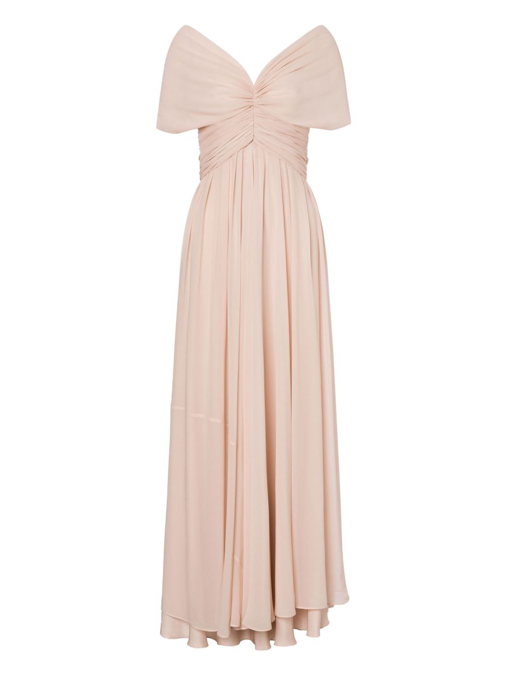 Silk long dress - Pink